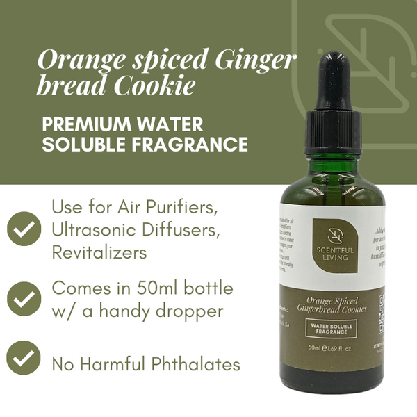 Water Soluble Room Fragrance - Orange Spiced Gingerbread Cookies 🐾