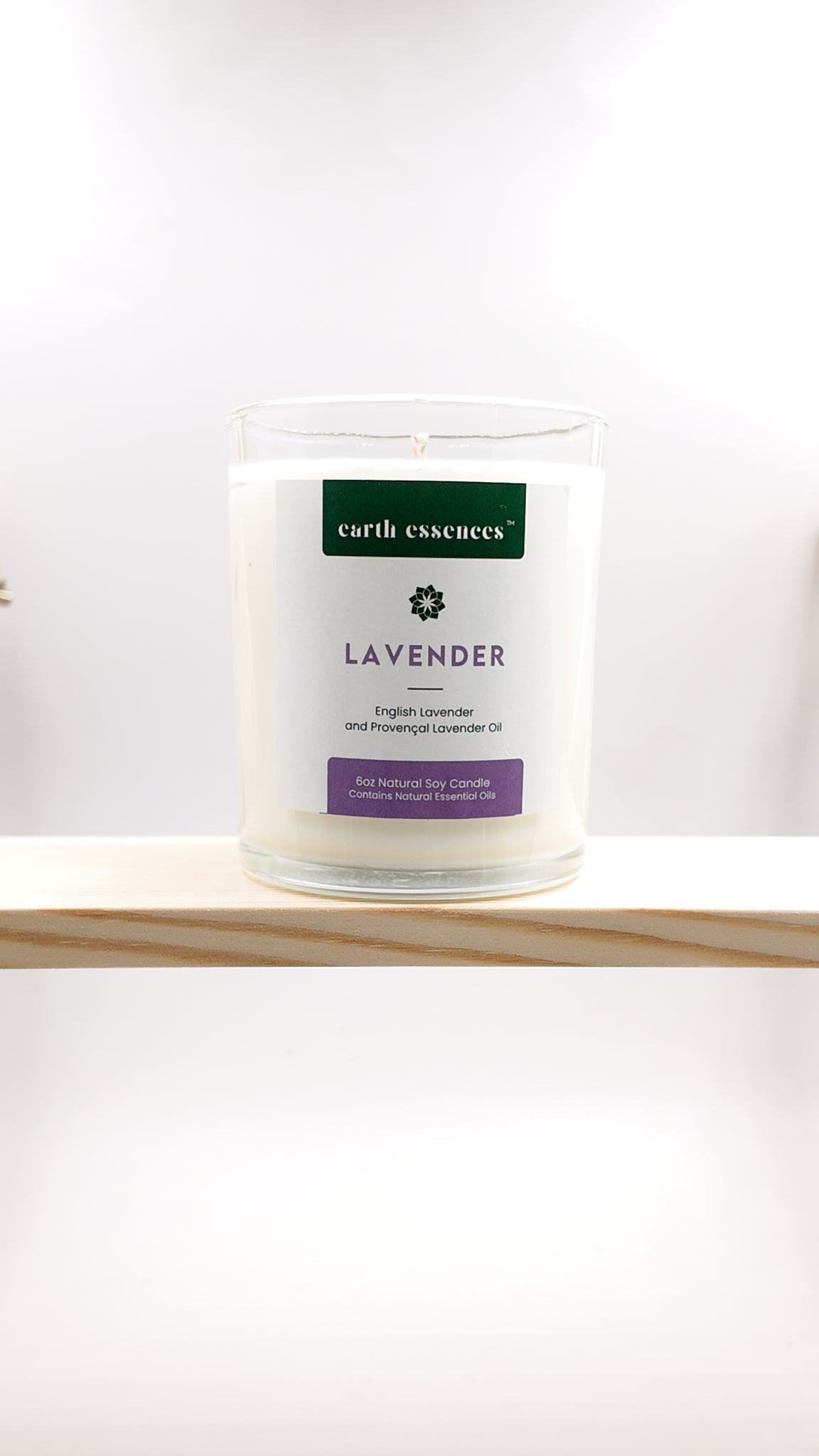 Lavender Candle Earth essences