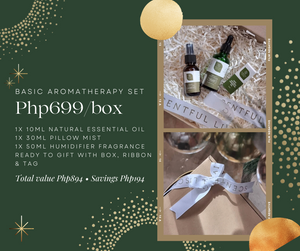 Basic Aromatherapy Set (Php699/set)