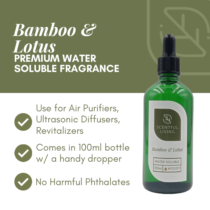 Water Soluble Room Fragrance - Bamboo & Lotus