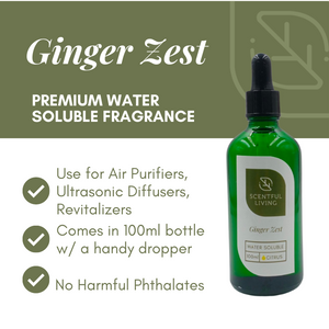 Water Soluble Room Fragrance - Ginger Zest