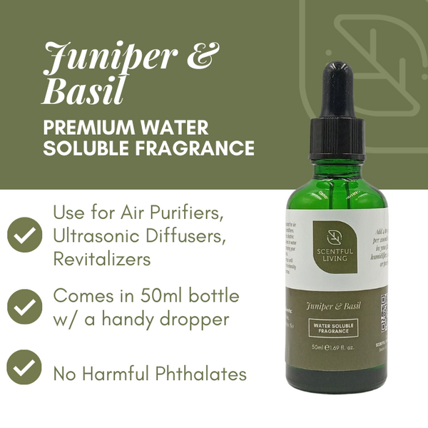 Water Soluble Room Fragrance - Juniper & Basil
