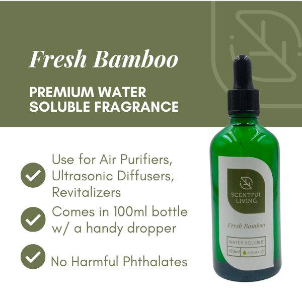 Water Soluble Room Fragrance - Fresh Bamboo 🐾